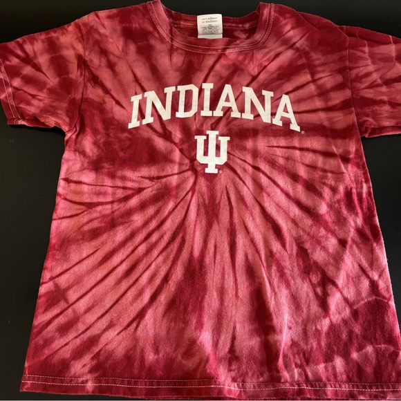 IU Indiana University Hoosiers Tie Dye tshirt Youth Size Small - Picture 3 of 4